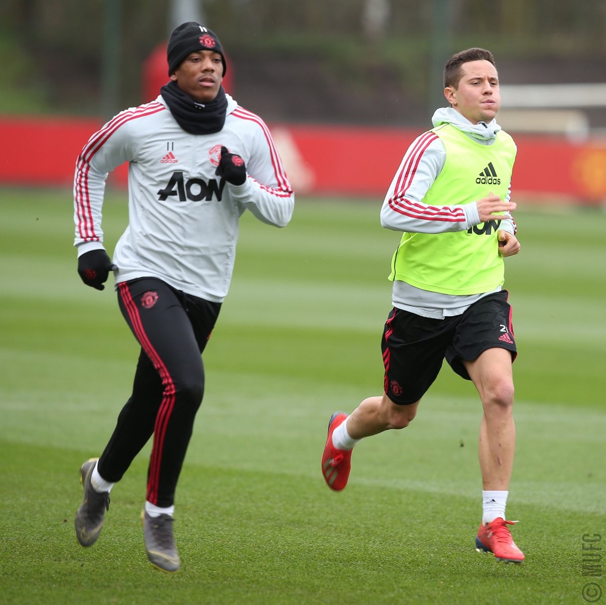 M.U tập luyện - Bóng Đá