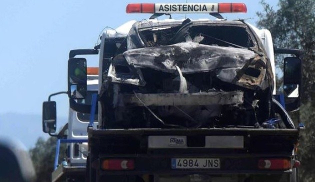 Hiện trường tang thương nơi Jose Antonio Reyes gặp nạn - Bóng Đá