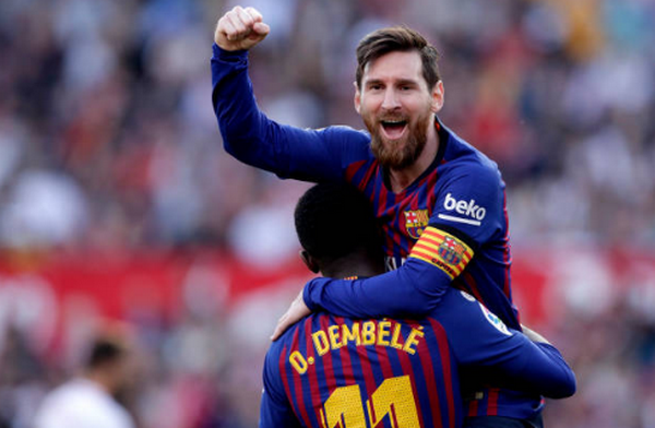 Hóa 'thánh' sau sai lầm, Messi đưa Barca ngược dòng tại Sanchez Pizjuan - Bóng Đá