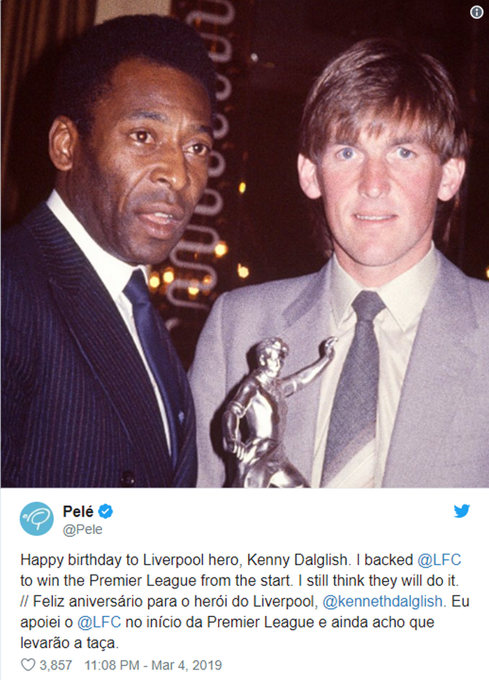 Man City hay Liverpool? 'Thánh dự' Pele đã có phán quyết cuối cùng - Bóng Đá