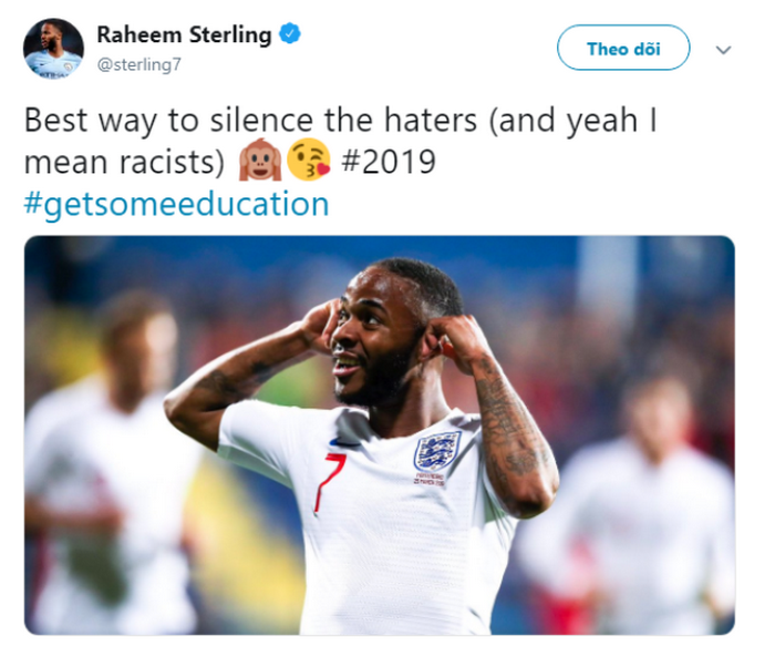 Với hành động này, Sterling trở thành người hùng trong mắt 'đối thủ' - Bóng Đá