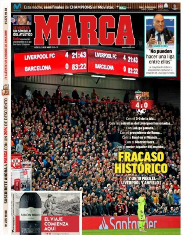 Báo chí nói về trận Liverpool vs Barca - Bóng Đá