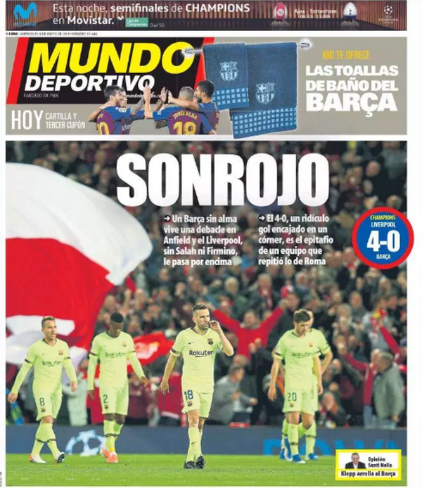 Báo chí nói về trận Liverpool vs Barca - Bóng Đá