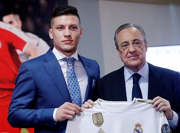 Ảnh Luka Jovic ra mắt Real - Bóng Đá