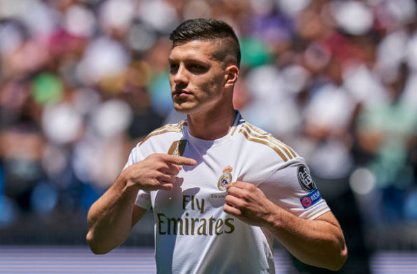 Ảnh Luka Jovic ra mắt Real - Bóng Đá