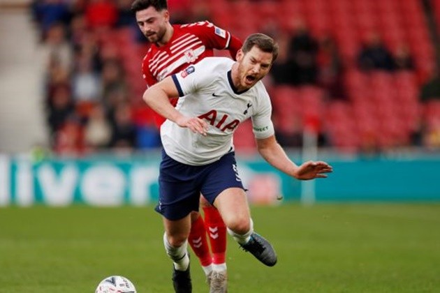Tottenham fans hammer Jan Vertonghen after lacklustre FA Cup showing - Bóng Đá