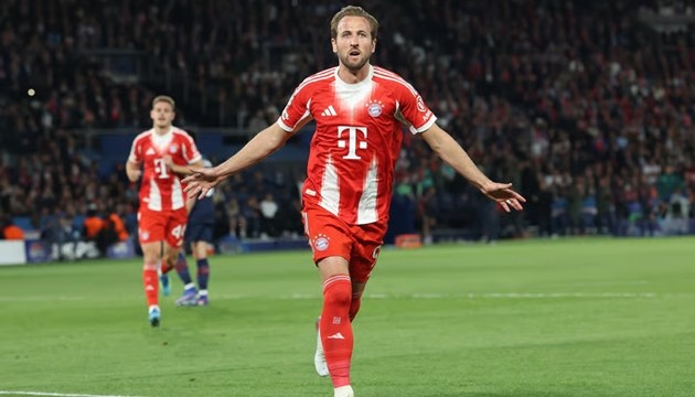 Harry Kane tỏa sáng dù Bayern thất thủ trước PSG.