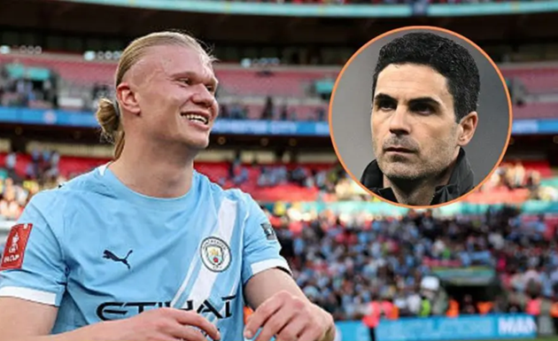 Nhiều ý kiến cho rằng Haaland đang mỉa mai Arsenal của Arteta.