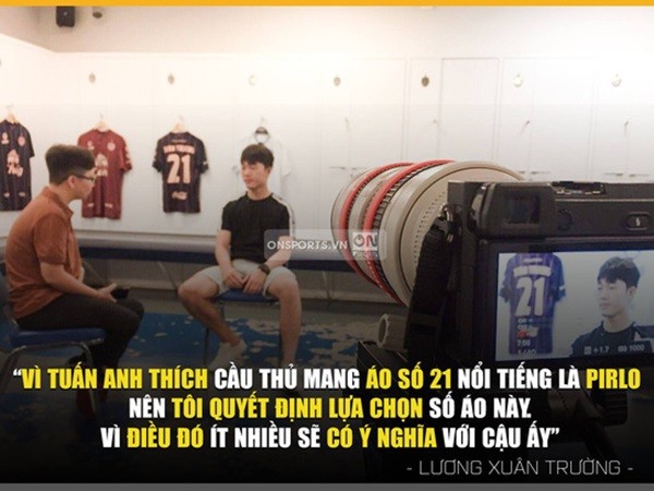 Xuân Trường gây xúc động khi chọn số áo 21 tại Buriram - Bóng Đá