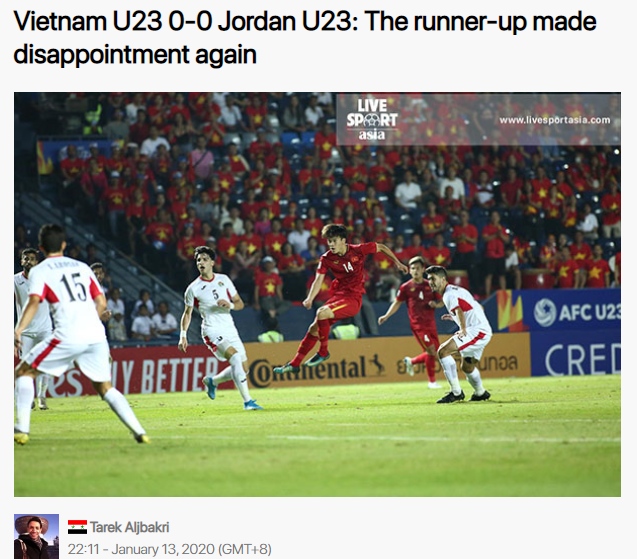 Báo châu Á: Đương kim Á quân U23 Việt Nam lại gây thất vọng - Bóng Đá