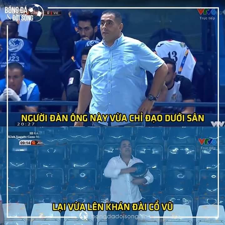 Ảnh chế trận U23 Việt Nam vs Jordan - Bóng Đá