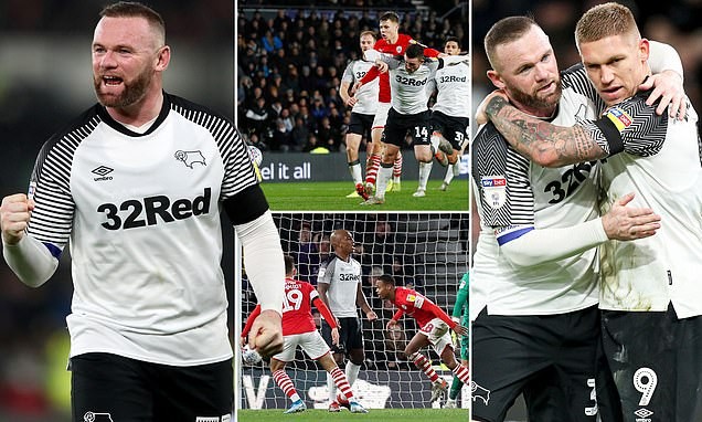 Wayne Rooney provides assist during debut as Derby County beat Barnsley - Bóng Đá