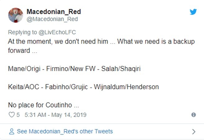 NHM Liverpool làm động thái không ngờ trước tin đồn Coutinho trở lại - Bóng Đá