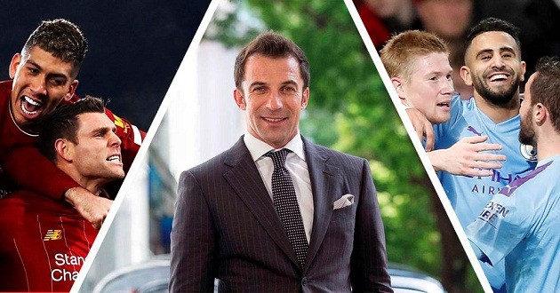 Del Piero picks Champions League winner between Man City and Liverpool - Bóng Đá