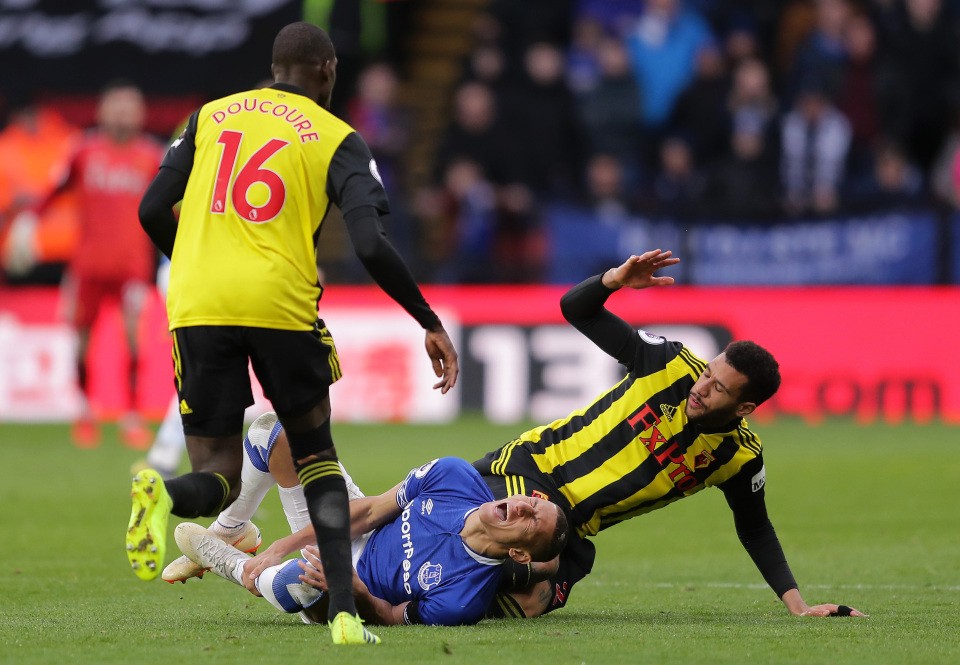 10 cầu thủ chơi bẩn nhất Premier League mùa 2018/19 - Bóng Đá