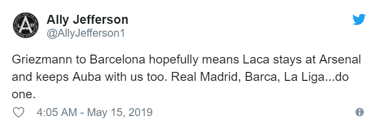 'Go get him' - Arsenal fans react to Antoine Griezmann confirming Atletico Madrid exit - Bóng Đá