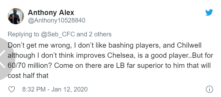 'Overrated!' These Chelsea fans deliver Ben Chilwell transfer verdict after Leicester's poor run - Bóng Đá