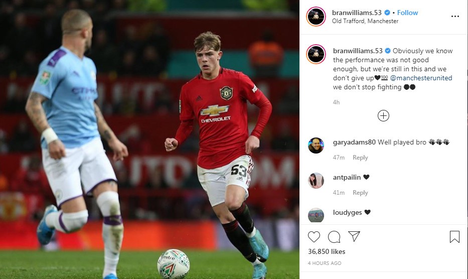 Thảm bại trước Man Utd, sao trẻ Man Utd vẫn thấy điểm sáng - Bóng Đá