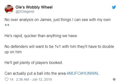 FAN MU khen James - Bóng Đá