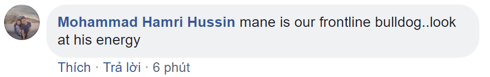 mane is our frontline bulldog..look at his energy - Bóng Đá