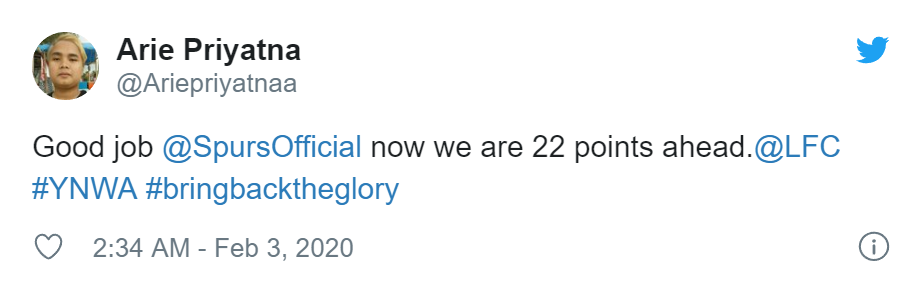 'Thank you Mourinho' - Liverpool fans love what Tottenham did against Man City - Bóng Đá