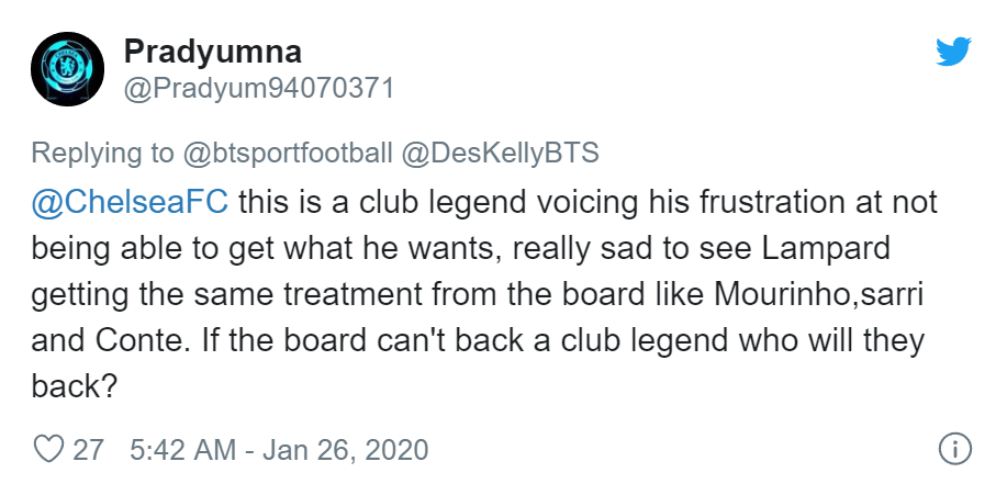 Fan Chelsea nói gì khi Lampard đòi BLĐ chi tiền mua sắm? - Bóng Đá