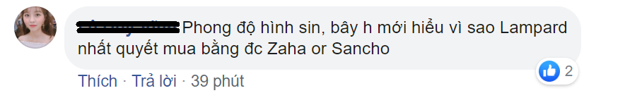 Phản ứng fan Việt Nam sau trận hòa Chelsea - Bóng Đá