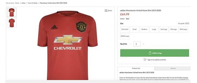 Man Utd lộ áo đấu mới - Bóng Đá