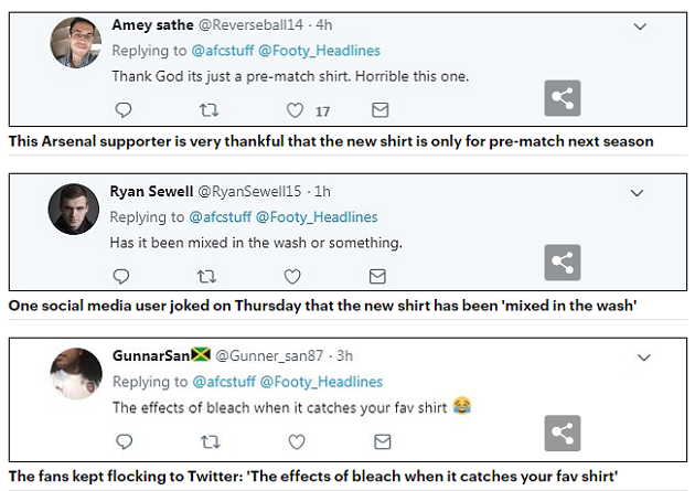 CĐV chỉ trích dữ dội sau mẫu áo đấu thảm họa của Pháo thủ ở mùa sau - Bóng Đá