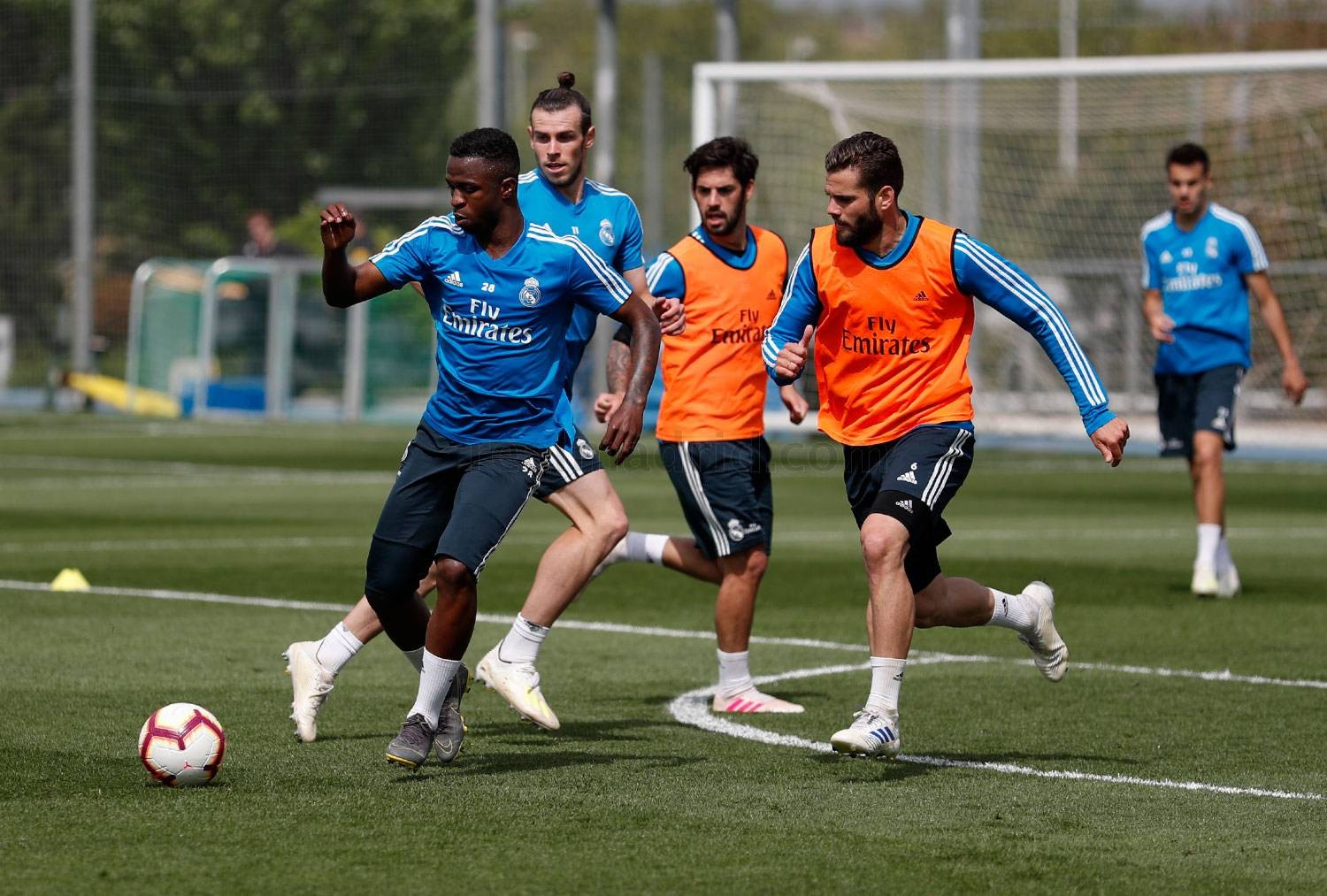 real tập luyện - Bóng Đá