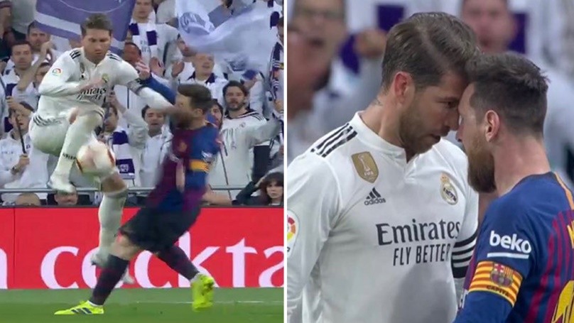 Mourinho nói lời thật lòng về cú thúc cùi chỏ của Ramos với Messi - Bóng Đá