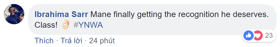 mane is our frontline bulldog..look at his energy - Bóng Đá