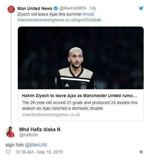 Fan MU muốn Hakim Ziyech - Bóng Đá