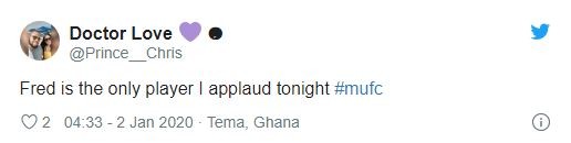 United fans praise Fred as one bright spot in defeat - Bóng Đá