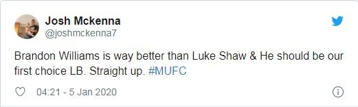 United fans praise Brandon Williams' performance - Bóng Đá