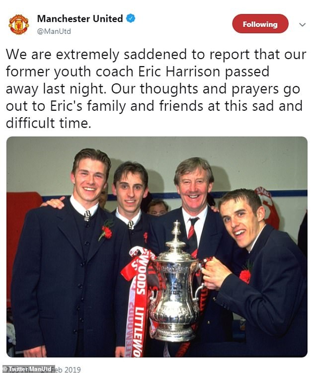 Eric Harrison ra đi nhưng di sản ông để lại cho Man Utd trường tồn - Bóng Đá