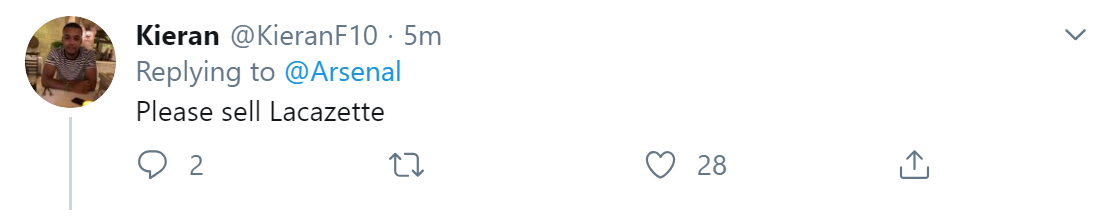 Fan Arsenal phản ứng về Lacazette - Bóng Đá