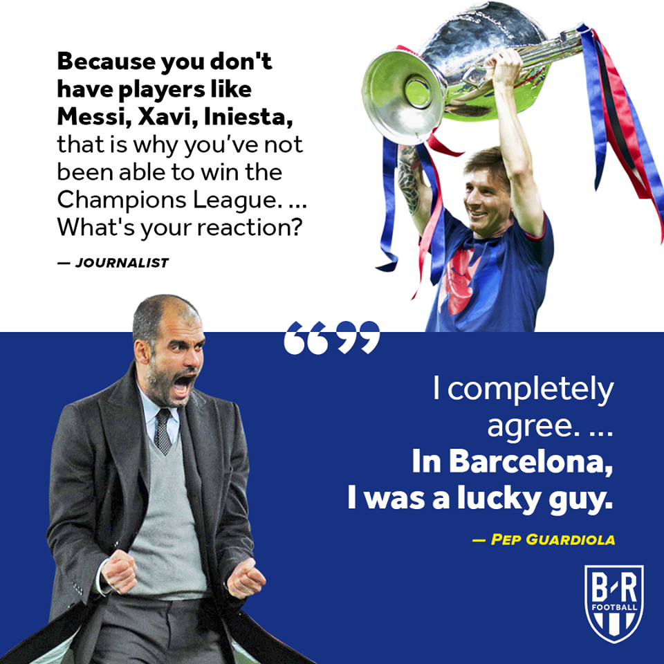 Guardiola thừa nhận 