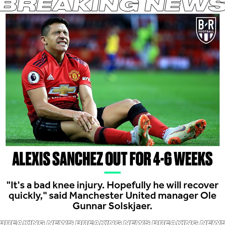 CHÍNH THỨC: Sanchez nghỉ 6 tuần - Bóng Đá