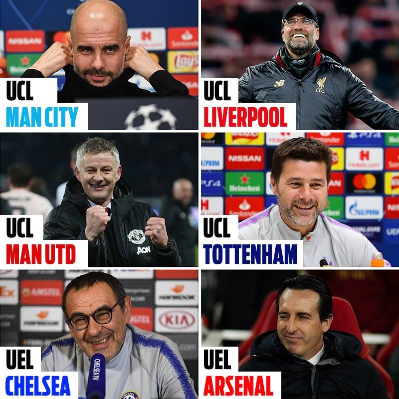 6 CLB Anh góp mặt ở tứ kết - Bóng Đá