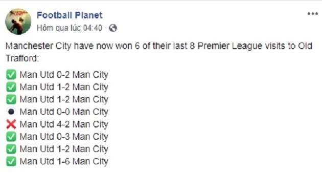 Cay đắng! Old Trafford bị gọi là sân tập của Man City - Bóng Đá