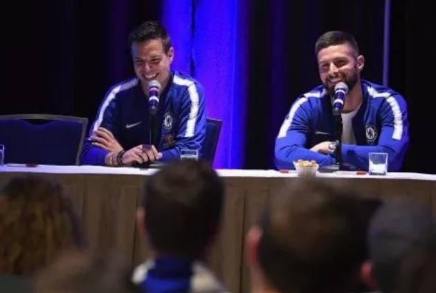 Chelsea train at Harvard University ahead of post-season friendly as Giroud and Azpilicueta reveal favourite goals for club - Bóng Đá