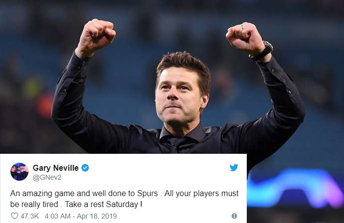 Spurs đả bại Man City, Neville hiến kế siêu hài hước cho Pochettino - Bóng Đá