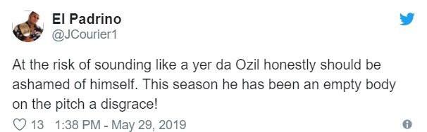 Fan Arsenal đòi sút Ozil - Bóng Đá