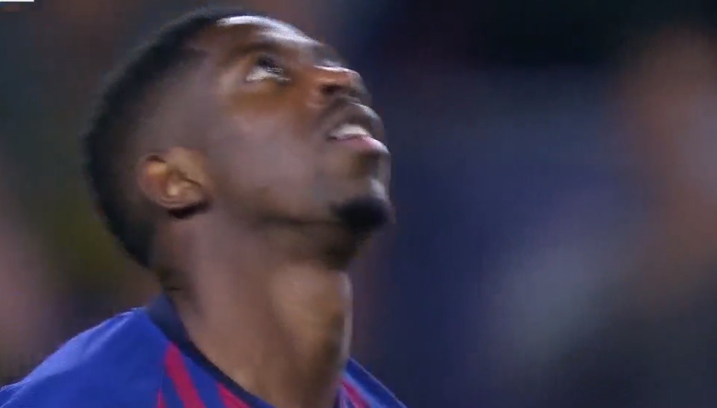 Phản ứng của Messi khi Dembele bỏ lỡ cơ hội - Bóng Đá