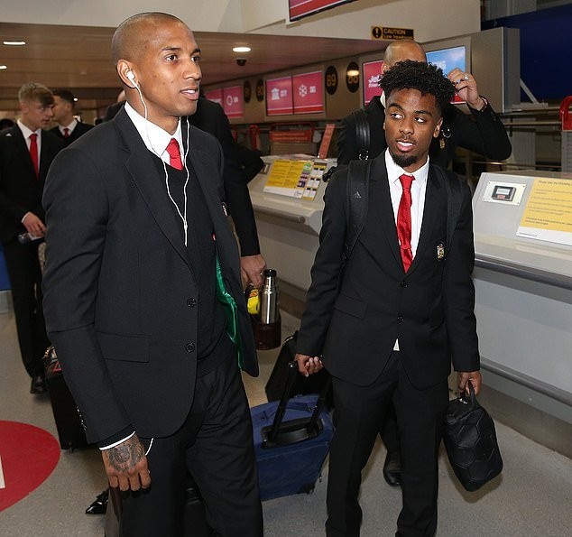 Odion Igahlo is all smiles as he steps out of the Lowry Hotel in Manchester, - Bóng Đá
