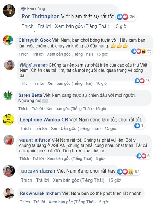 Fan Thái khen VN - Bóng Đá