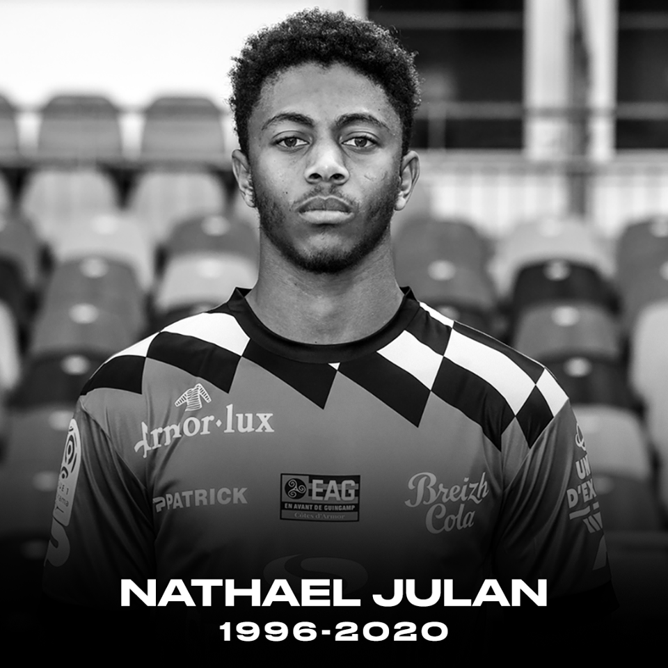 RIP Guingamp announce Nathael Julan has died in car crash, aged 23 - Bóng Đá