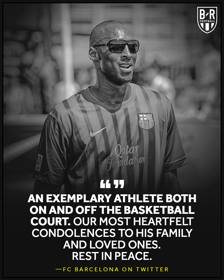 Football stars pay tribute to Kobe Bryant after basketball hero dies in helicopter crash - Bóng Đá