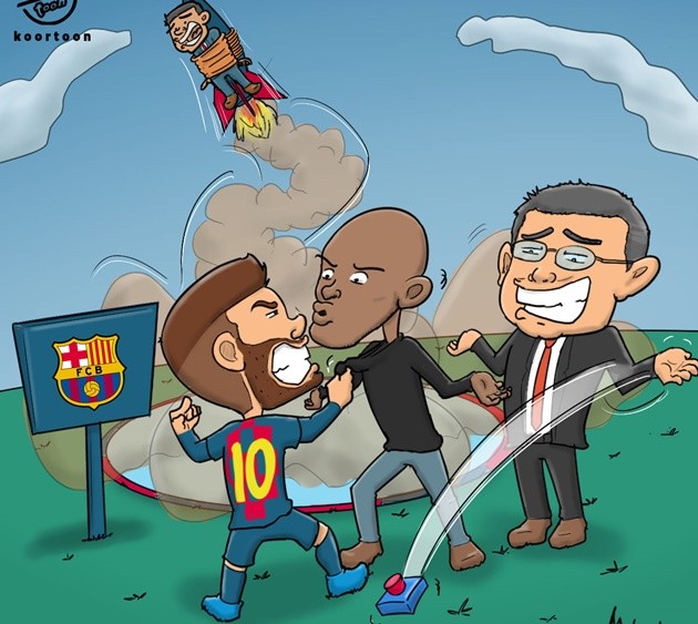 Ảnh chế Real + Barca bị loại - Bóng Đá